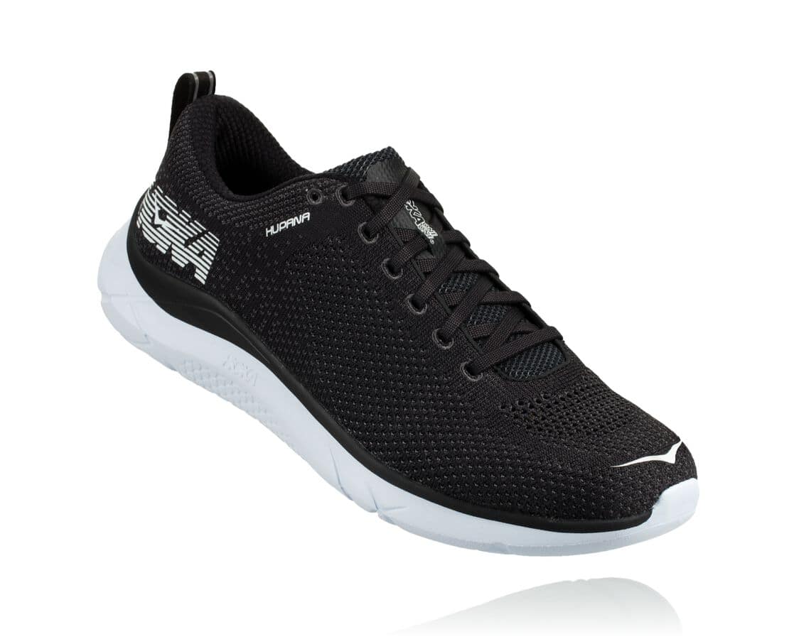 Hoka One One Hupana 2 South Africa - Mens Road Running Shoes - Black / White,OSRFN-2638